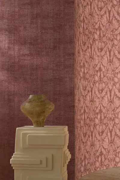 Обои Casamance — Neria Bois De Rose 77870406 (Коллекция Le Velours 3)