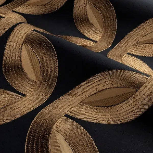 Обои Casamance — Mimbeau Noir mordore 77380288 (Коллекция Mimbeau)