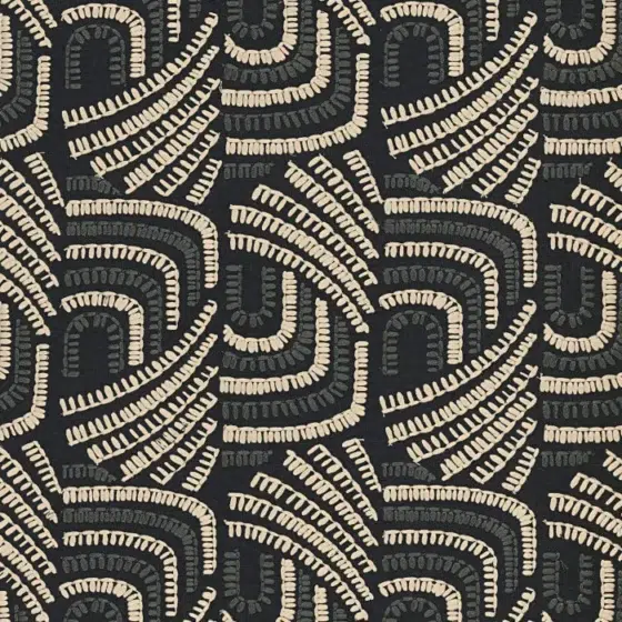Обои Casamance - Piquey Noir taupe 77020423 (Коллекция Mimbeau)