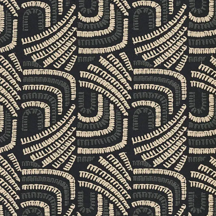 Обои Casamance — Piquey Noir taupe 77020423 (Коллекция Mimbeau)