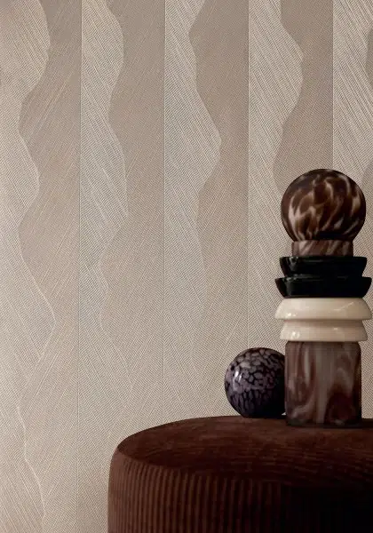 Обои Casamance — Strie Argent 74910202 (Коллекция Ecrin)