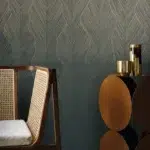 Обои Casamance — Strie Pierre bleue / Dore 74910304 (Коллекция Ecrin)