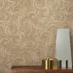 Обои Casamance — Carat Beige / Dore 75001018 (Коллекция Ecrin)