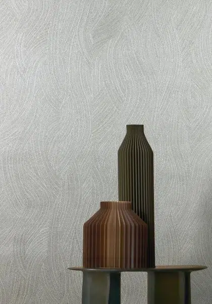 Обои Casamance — Kashmir Argent 76552956 (Коллекция Ecrin)