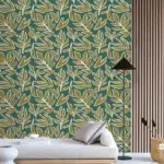 Обои Casamance — Lanzea Emeraude / Olive 77640304 (Коллекция Lanzea)