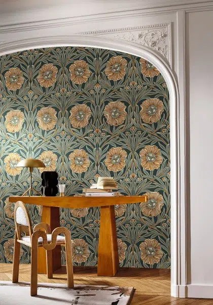 Обои Casamance — Isadora Vert Anglais / Celadon 70370304 (Коллекция Isadora)