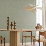Обои Casamance — Leontine Gris bleu / Dore 70681630 (Коллекция Isadora)