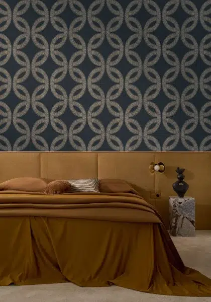 Обои Casamance — Etienne Encre / Dore 70692446 (Коллекция Isadora)