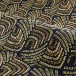 Обои Casamance — Piquey Noir mordore 77020301 (Коллекция Mimbeau)