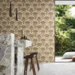 Обои Casamance — Dattara Sable / Kaki 78180100 (Коллекция Racines)