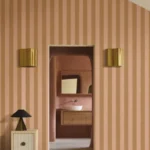 Обои Casamance — Beausoleil Fauve Peau De Peche 78060406 (Коллекция Rayures)
