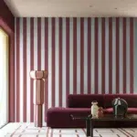 Обои Casamance — Beausoleil Pourpre Bleu Ciel 78060916 (Коллекция Rayures)