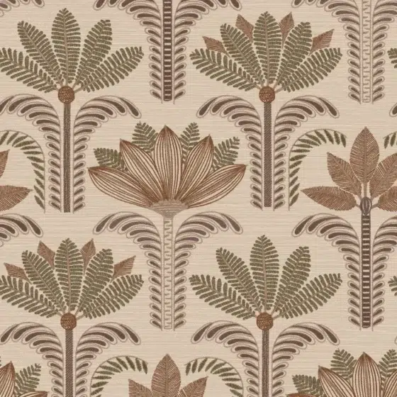 Обои Casamance - Dattara Sable / Kaki 78180100 (Коллекция Racines)
