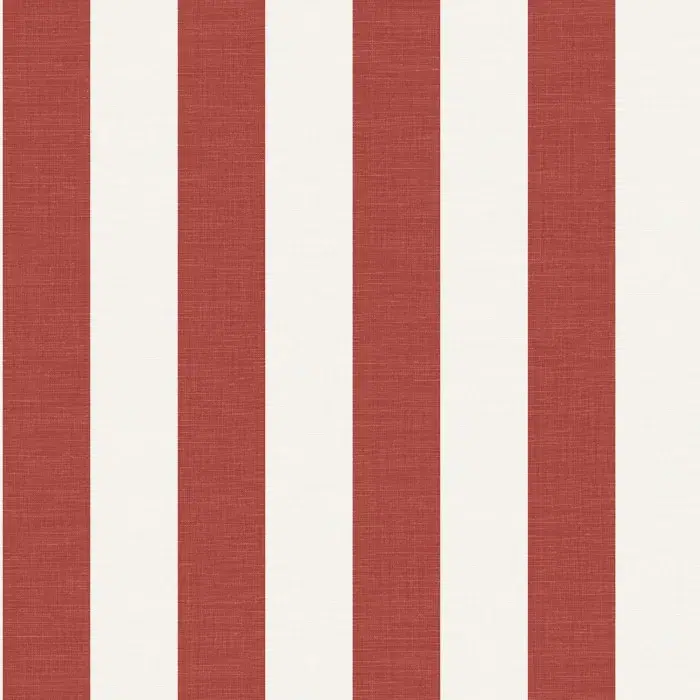 Обои Casamance — Beausoleil Rouge Carmin Blanc Petale 78061018 (Коллекция Rayures)