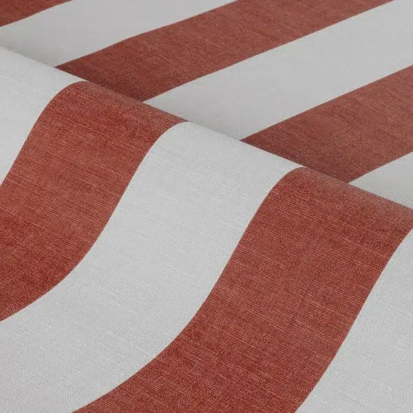 Обои Casamance — Beausoleil Rouge Carmin Blanc Petale 78061018 (Коллекция Rayures)