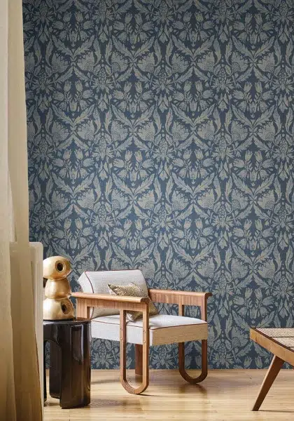 Обои Casamance — Neria Orage 77870304 (Коллекция Le Velours 3)