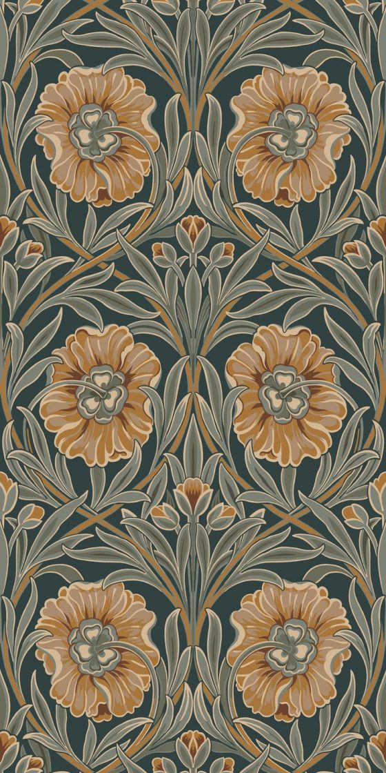 Обои Casamance — Isadora Vert Anglais / Celadon 70370304 (Коллекция Isadora)
