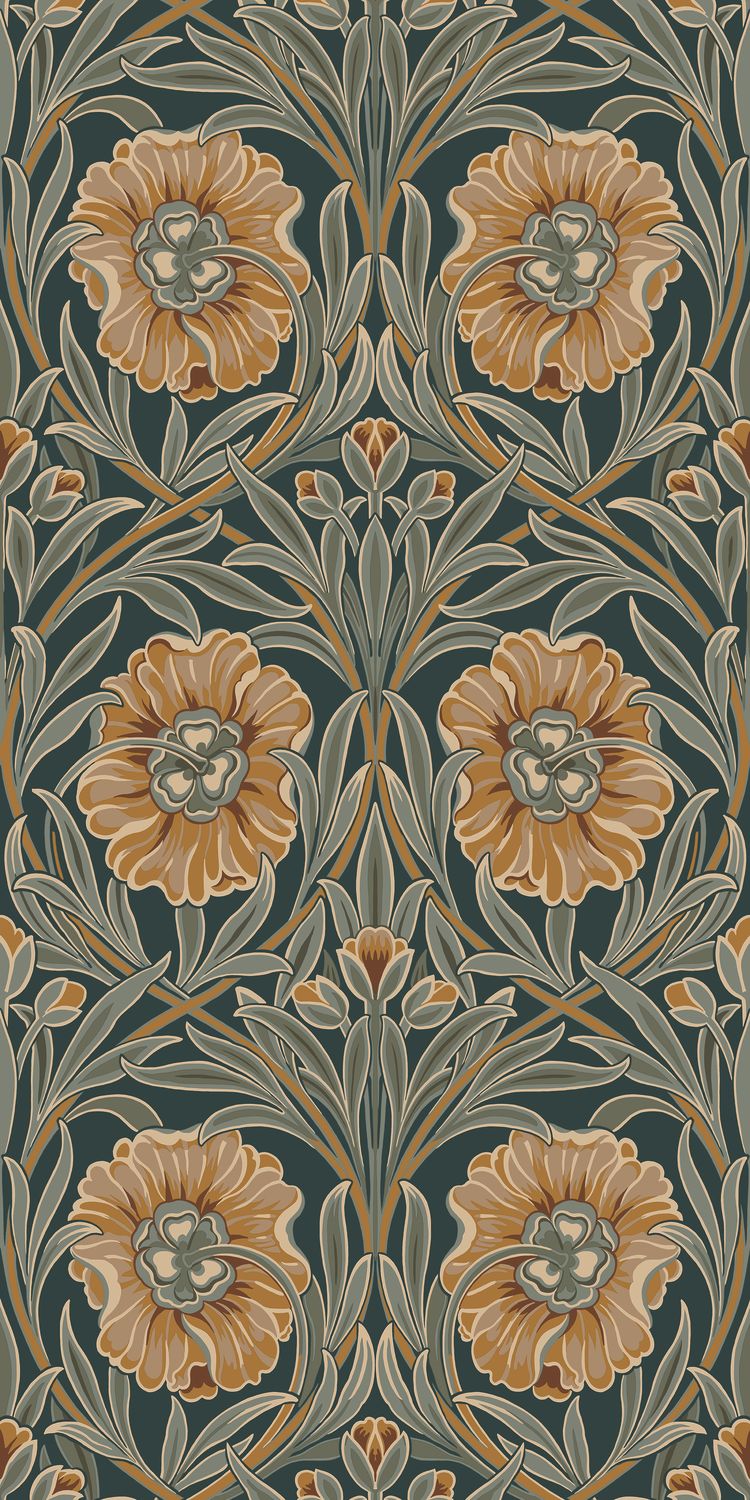Обои Casamance — Isadora Vert Anglais / Celadon 70370304 (Коллекция Isadora)