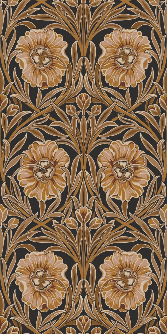 Обои Casamance — Isadora Noir / Dore 70370406 (Коллекция Isadora)