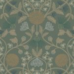 Обои Casamance — Hippolyte Vert de gris / Dore 70450712 (Коллекция Isadora)