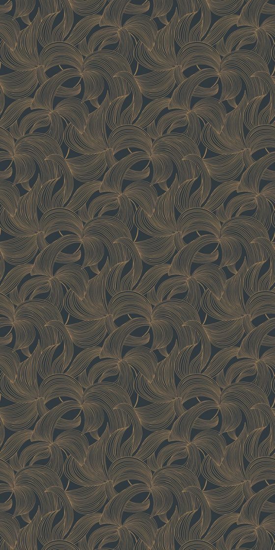 Обои Casamance — Leontine Encre / Dore 70681936 (Коллекция Isadora)