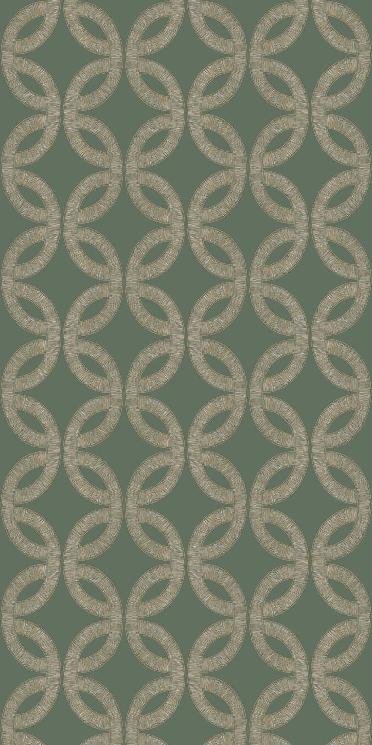 Обои Casamance — Etienne Vert de gris / Dore 70692242 (Коллекция Isadora)