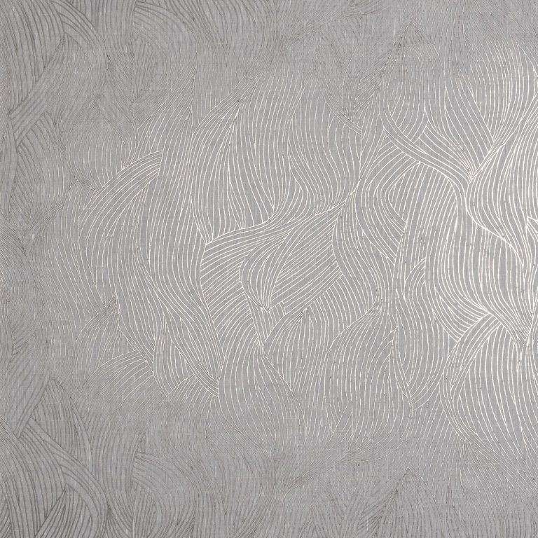 Обои Casamance — Alaris Flax noir platine 71620202 (Коллекция Linessence 2)