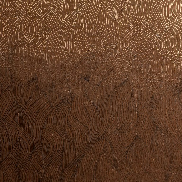 Обои Casamance — Alaris Fauve Cuivre 71620406 (Коллекция Linessence 2)