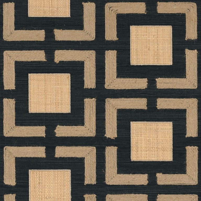 Обои Casamance — Biancavilla Noir Sable 73060314 (Коллекция Taormina)