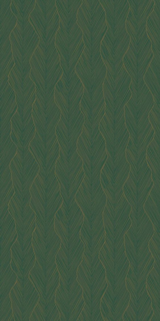 Обои Casamance — Strie Emeraude / Dore 74910406 (Коллекция Ecrin)