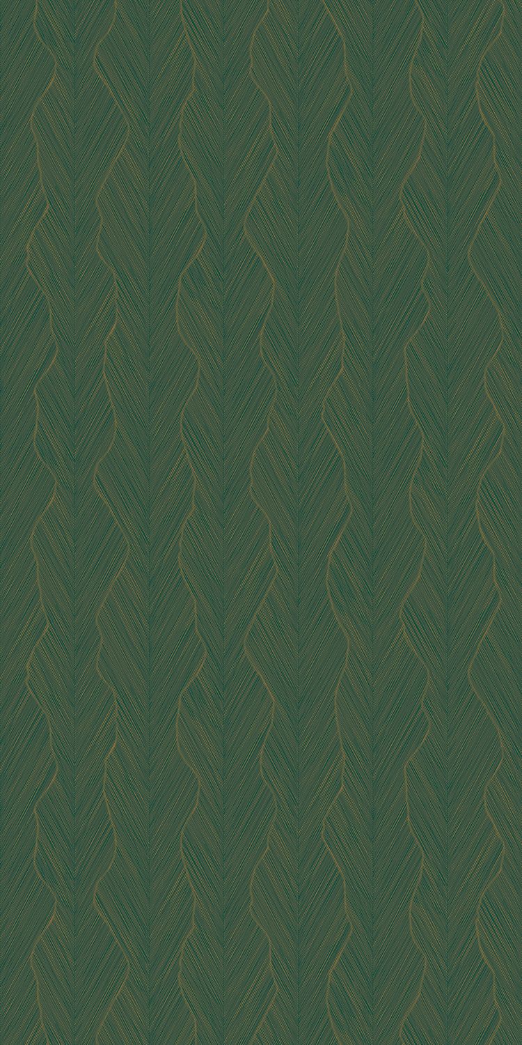 Обои Casamance — Strie Emeraude / Dore 74910406 (Коллекция Ecrin)