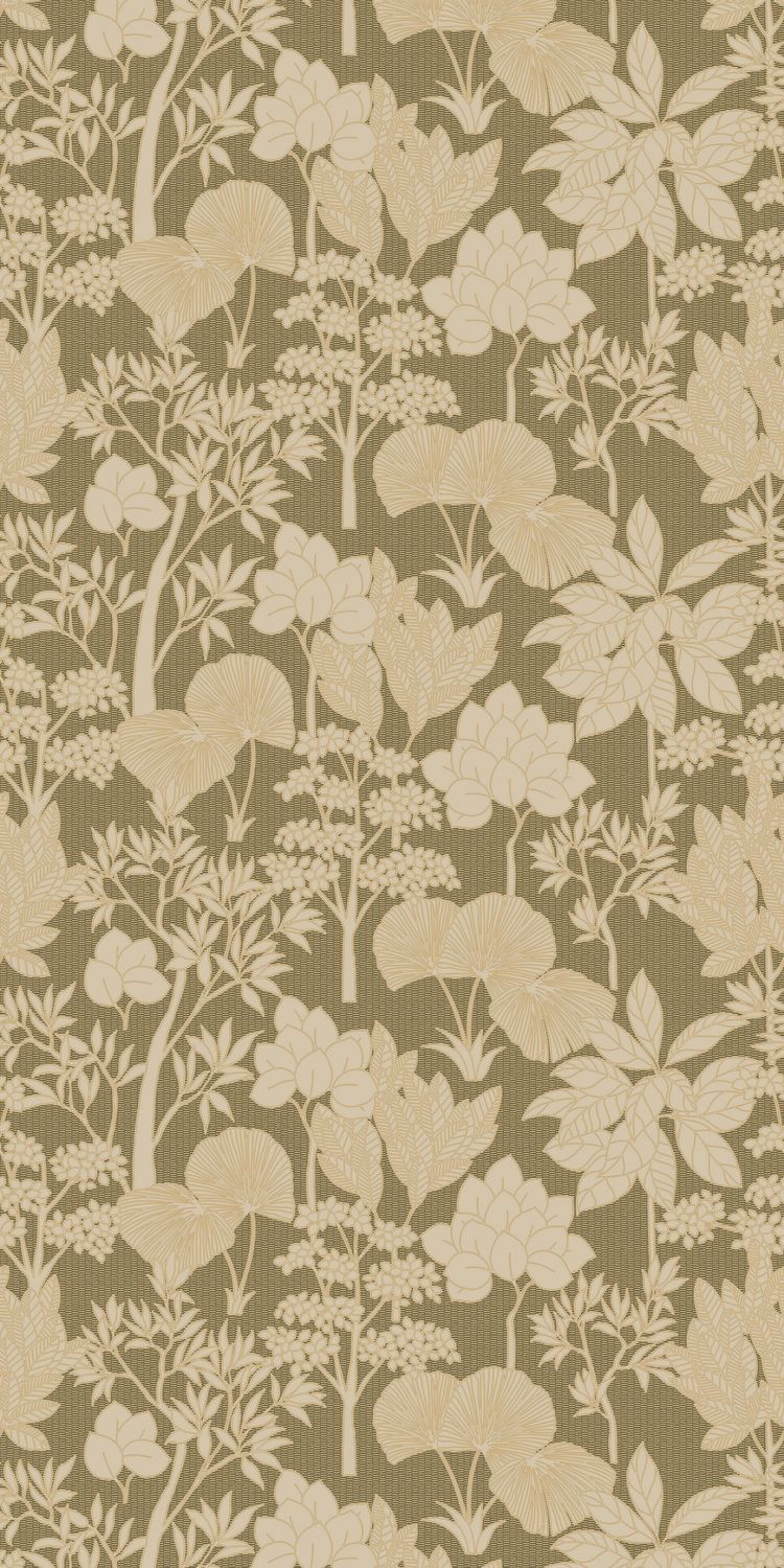Обои Casamance — Inara Kaki / Dore 76900202 (Коллекция Tressora)