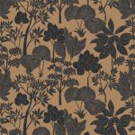 Обои Casamance — Inara Noir / Dore 76900508 (Коллекция Tressora)