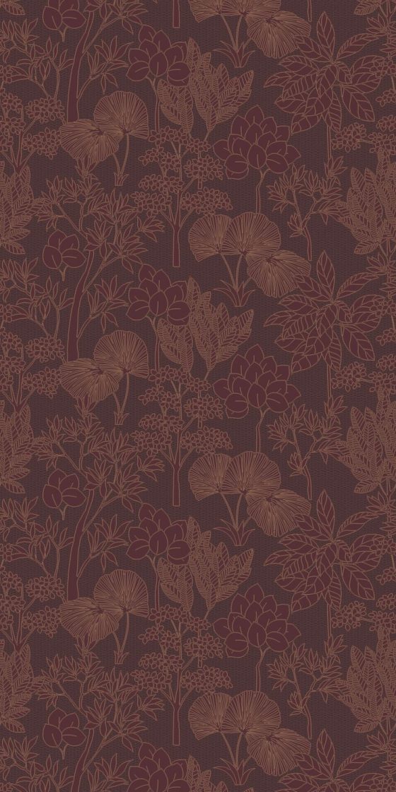 Обои Casamance — Inara Pourpre 76900712 (Коллекция Tressora)