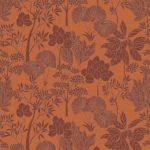 Обои Casamance — Inara Orange Brule 76900814 (Коллекция Tressora)