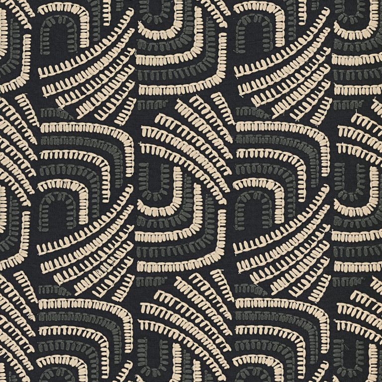 Обои Casamance — Piquey Noir taupe 77020423 (Коллекция Mimbeau)