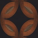 Обои Casamance — Mimbeau Noir cuivre 77380377 (Коллекция Mimbeau)