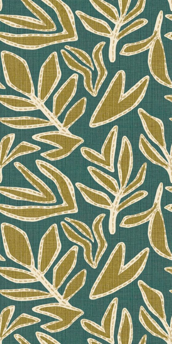 Обои Casamance — Lanzea Emeraude / Olive 77640304 (Коллекция Lanzea)