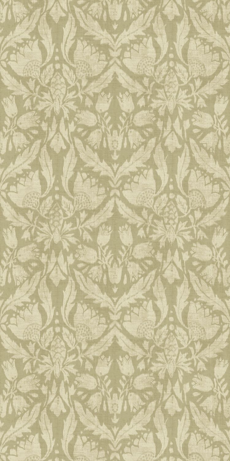 Обои Casamance — Neria Vert Amande 77870202 (Коллекция Le Velours 3)