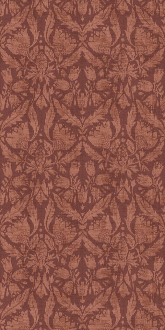 Обои Casamance — Neria Bois De Rose 77870406 (Коллекция Le Velours 3)