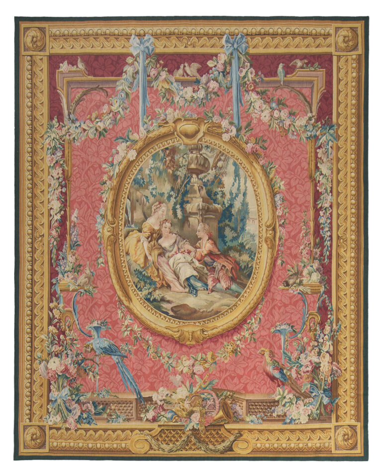 Ковёр ручной работы (Китай), шерсть FINE TAPESTRY 18/22 (RENAISSANCE)  - 185x231x2 (FIN18/22_R_2 294)