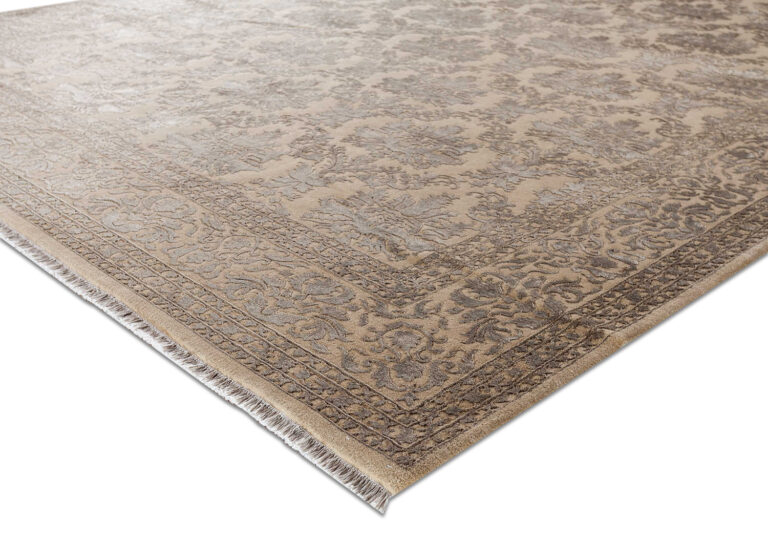 Ковёр ручной работы (Индия), шерсть KING OF AGRA (RAJPUT CARPETS)  - 72x140x8 (RAJ14_R_NO54-GLD-GLD)