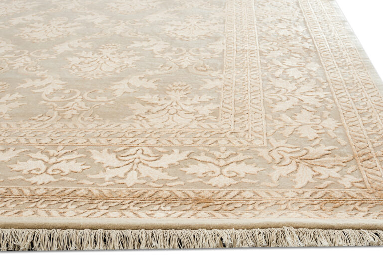 Ковёр ручной работы (Индия), шерсть KING OF AGRA (RAJPUT CARPETS)  - 69x140x8 (RAJ14_R_NO28-CRE-CRE)