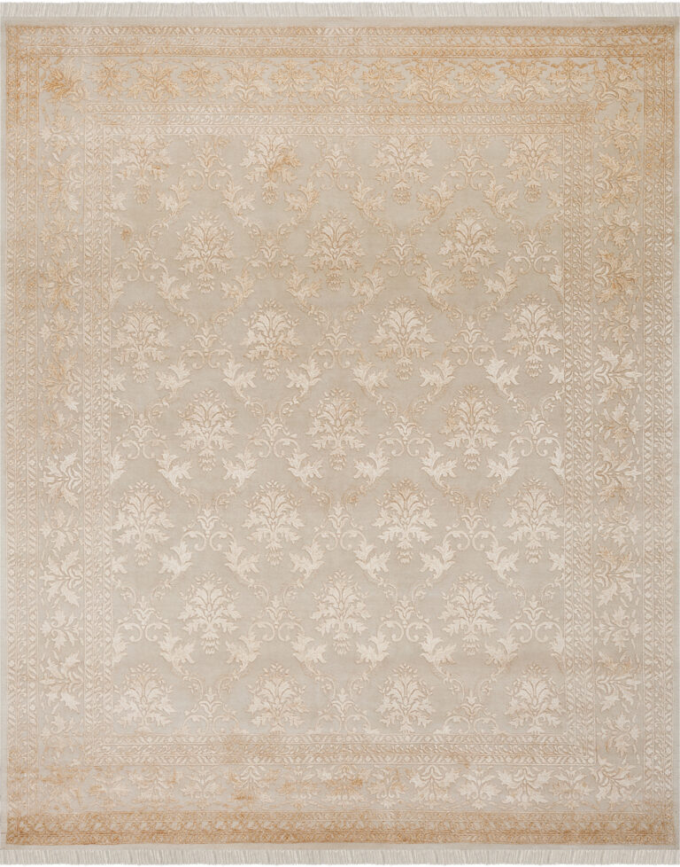 Ковёр ручной работы (Индия), шерсть KING OF AGRA (RAJPUT CARPETS)  - 69x140x8 (RAJ14_R_NO28-CRE-CRE)