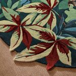 Ковёр Robin’s Wood Forest Green 146508 round — Sanderson