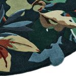 Ковёр Robin’s Wood Forest Green 146508 round — Sanderson