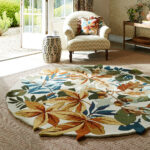 Ковёр Robin's Wood Russet Brown 146501 round - Sanderson - 150 x 150