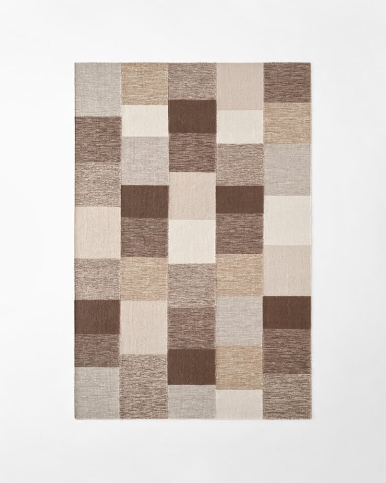 Ковёр Nordic Knots - Patchwork 01 – Brown - 170x240