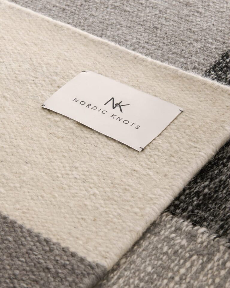 Ковёр Nordic Knots — Patchwork 02 – Black — 170×240