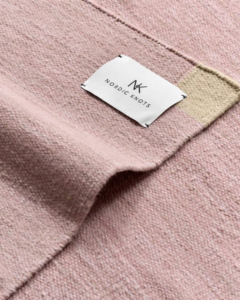 Ковёр Nordic Knots — Tradition Solid Runner – Pink — 75×350